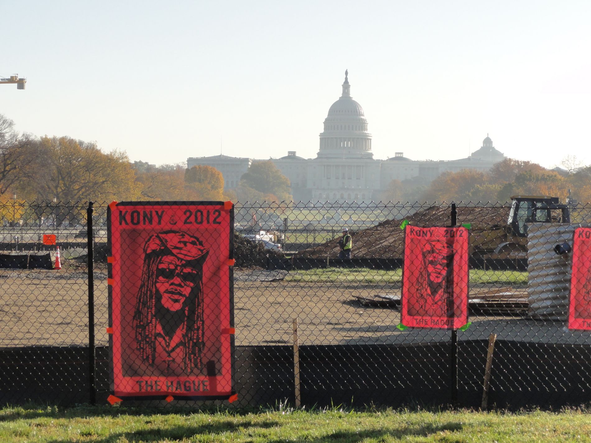 KONY 2012 Poster in Washington DC by Uncommon fritillary via Wikimedia Commons