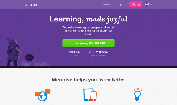 Image for Memorise Languages with Memrise.com