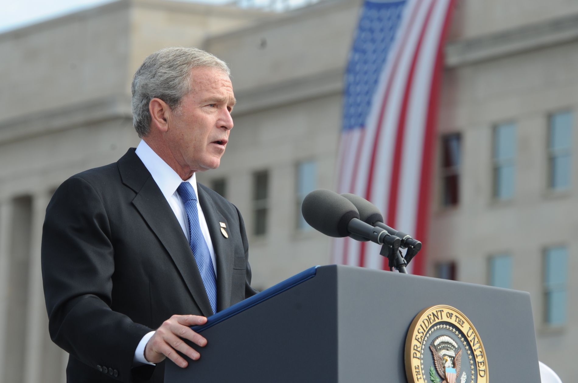 Pentagon Memorial dedication ceremony