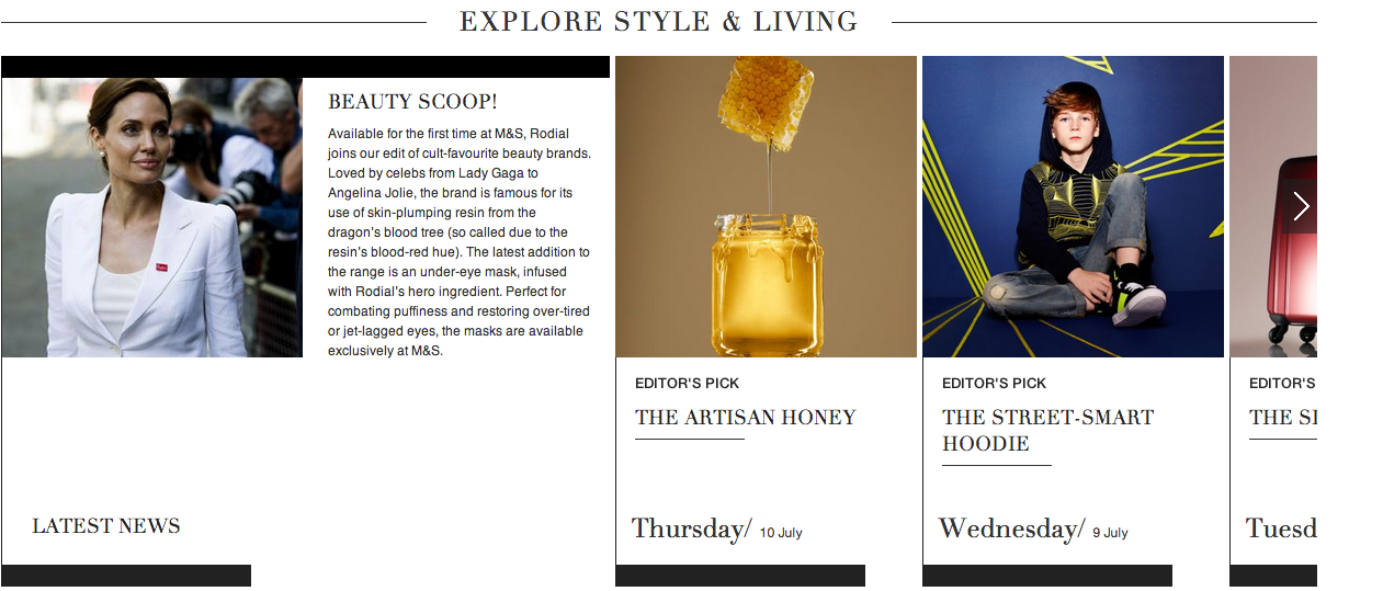 M&S New Content