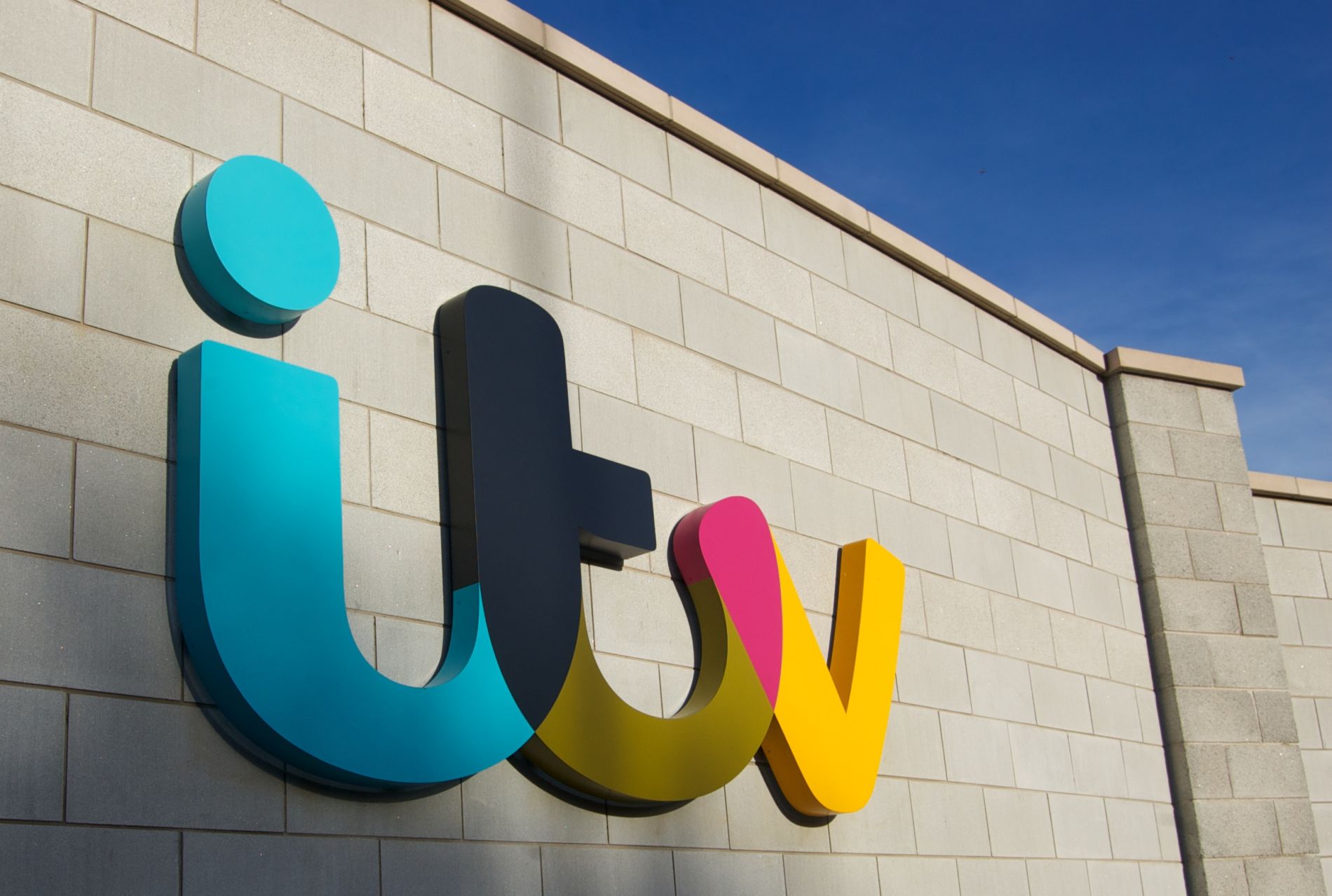 ITV wall sign by James West