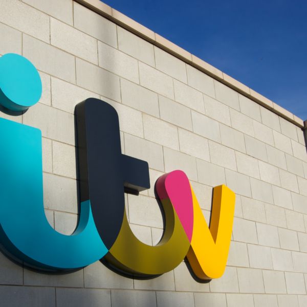 ITV wall sign by James West