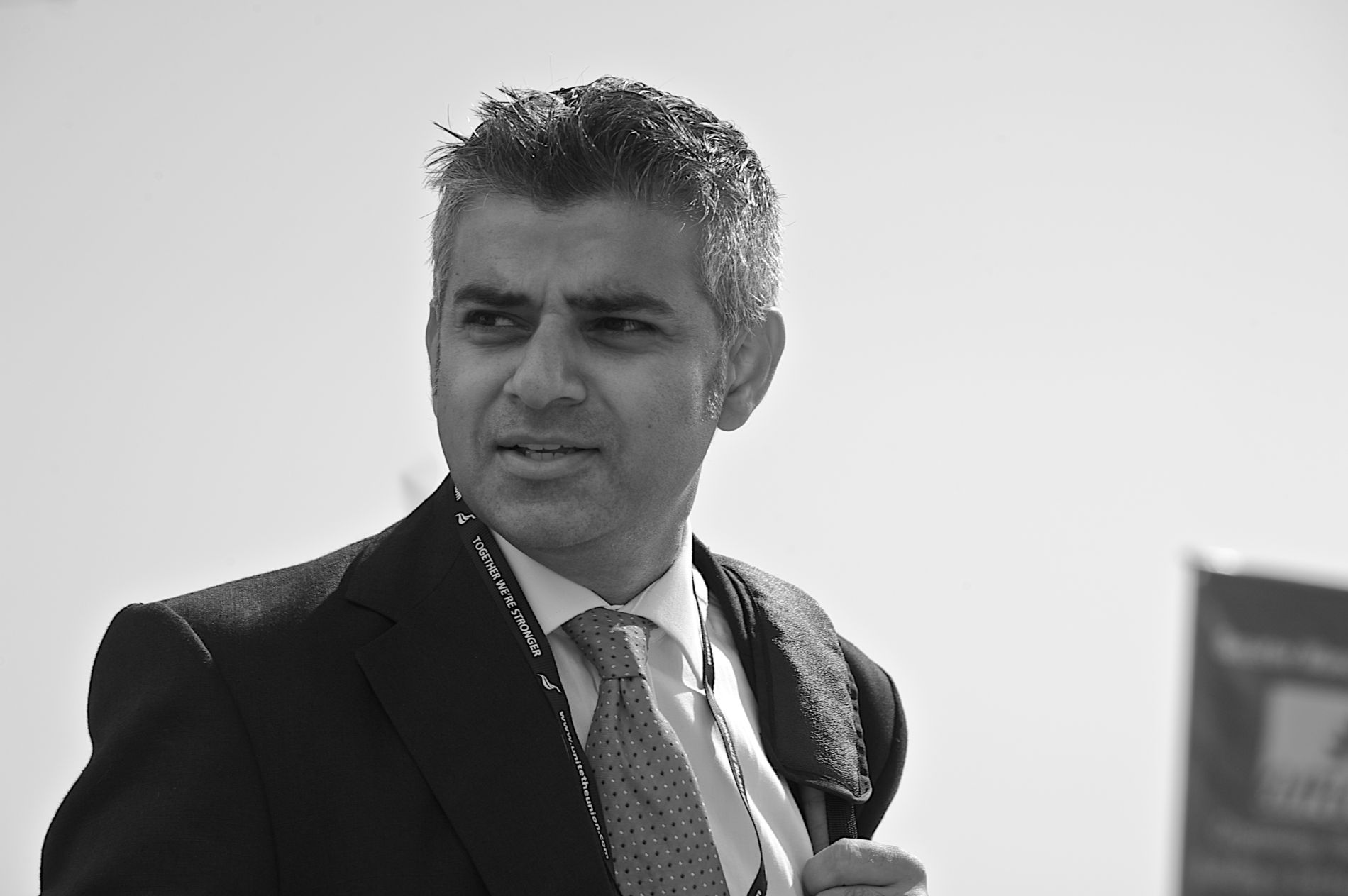 Sadiq Khan, September 2009 by Steve Punter via Wikimedia Commons