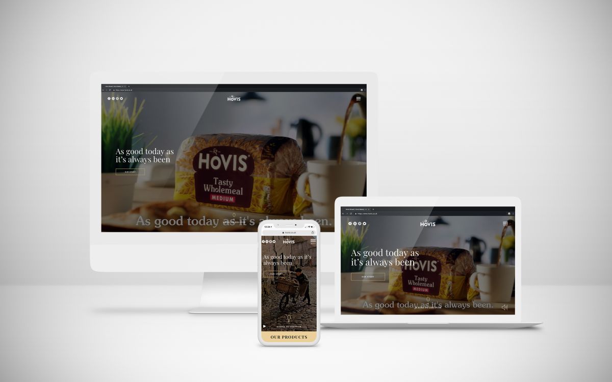 Hovis Responsive Design Mockup