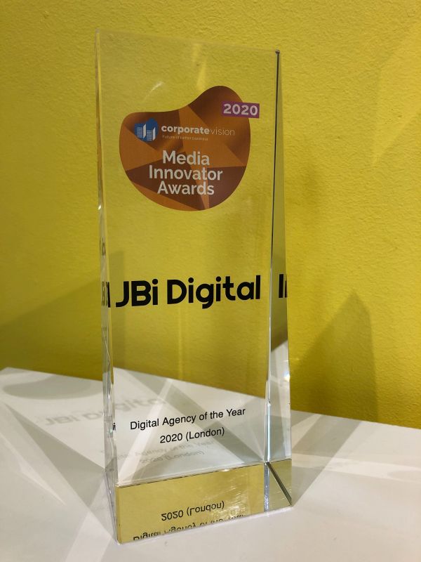 JBI Digital CV Magazine Trophy