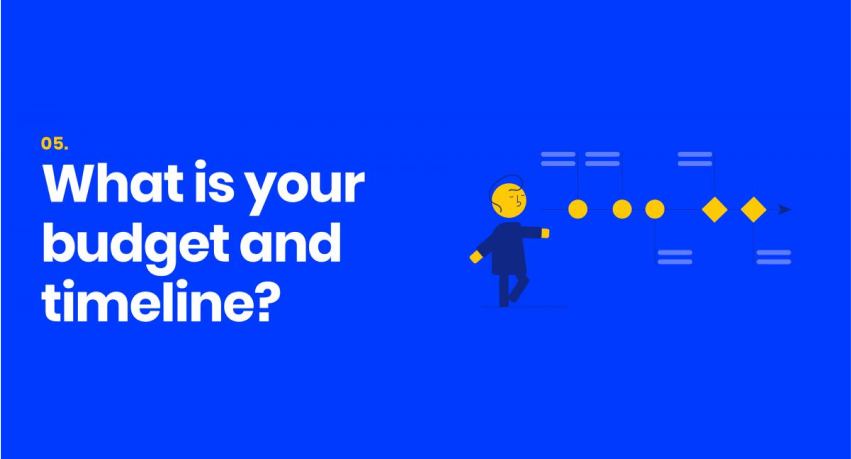 5. What is your budget and timeline?