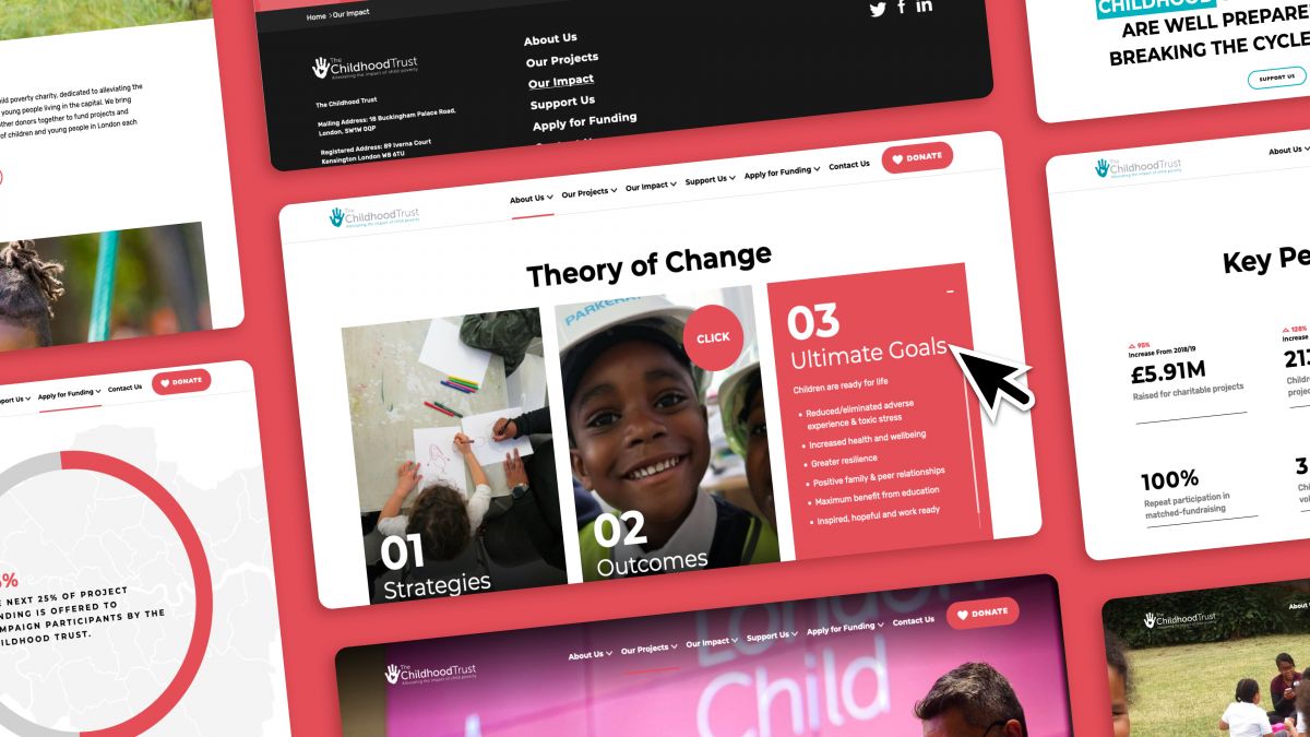 Image for The Childhood Trust Wins “Best Non-Profit Website” At The WebAwards 2021