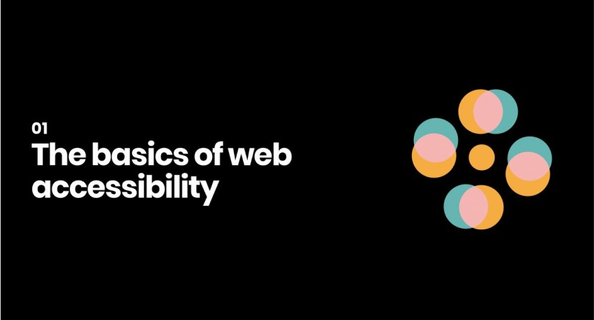 1. The basics of web accessibility