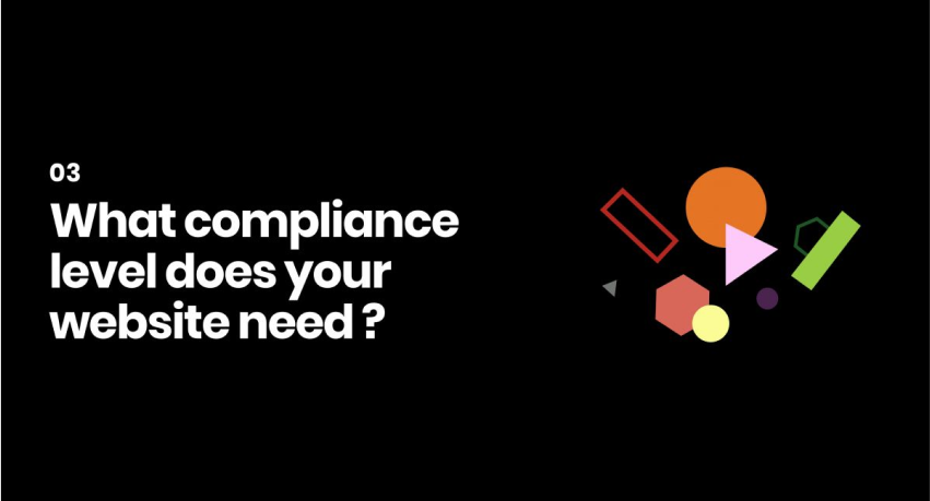 3. What compliance level does your website need?
