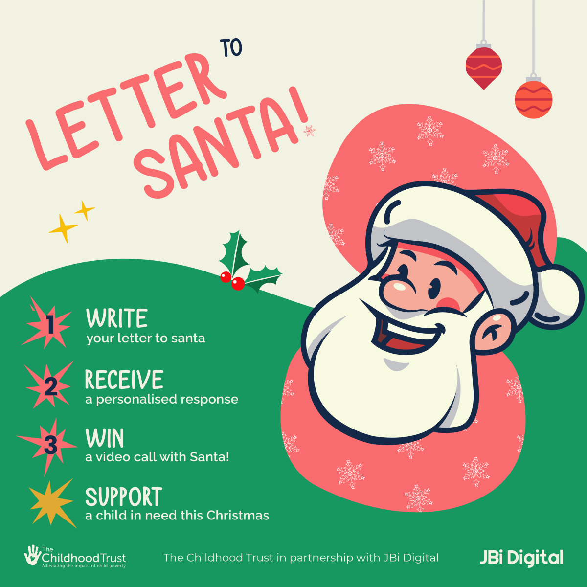 Childhood Trust - Letter to Santa Instagram Share Image