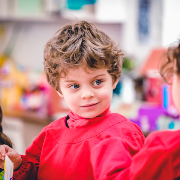 Photo of a young student in school