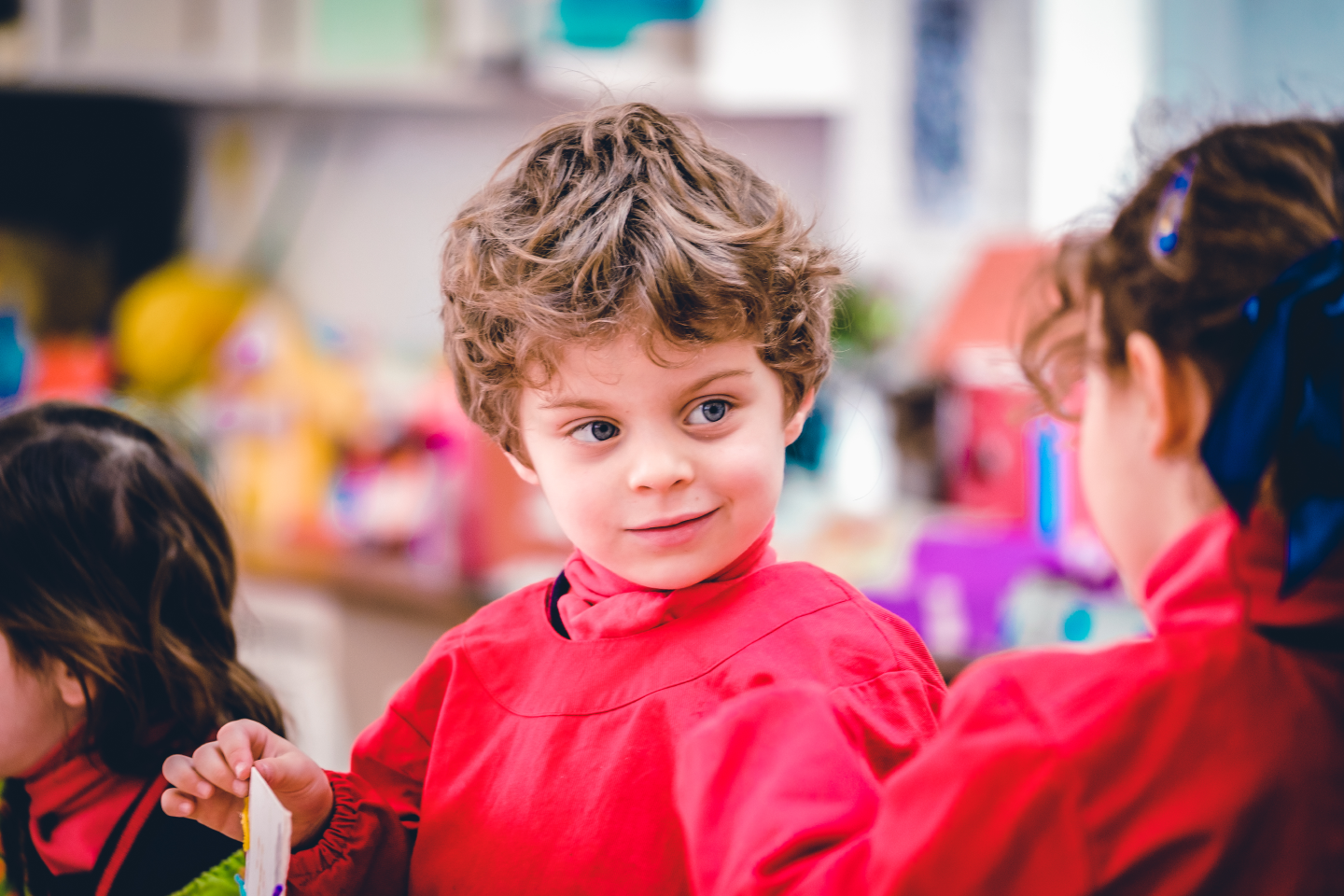Photo of a young student in school