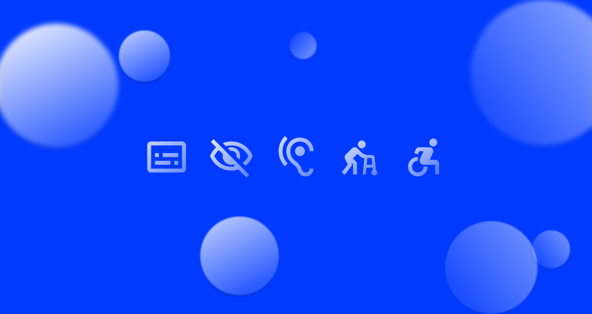 Accessible for all banner