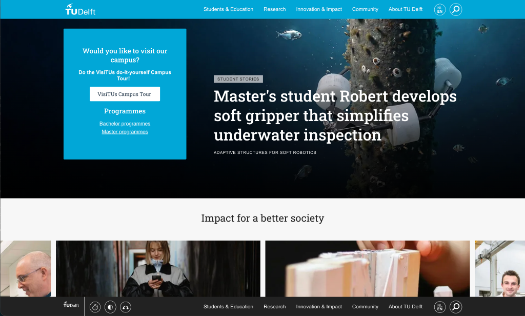 TU Delft Website